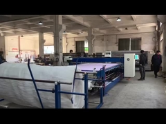 ক্রমাগত টাইপ স্বয়ংক্রিয় খাওয়ানো এবং কাটা কম্পিউটারাইজড একক সুই Quilting মেশিন