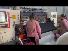 Yuxing 1800rpm ই সিরিজের কম্পিউটার শাটল মাল্টি নিডেল কুইল্টিং মেশিন